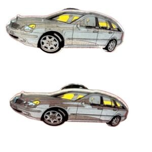 Mercedes-‎ Benz c-class Enamel Pins Detroit 2001, Car Pins, Automotive